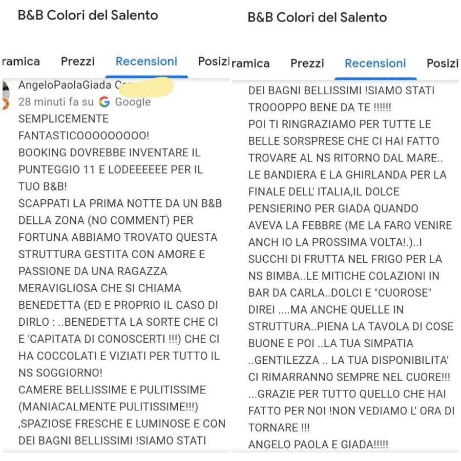 Colori Del Salento Acomodação com café da manhã Cellino San Marco Exterior foto